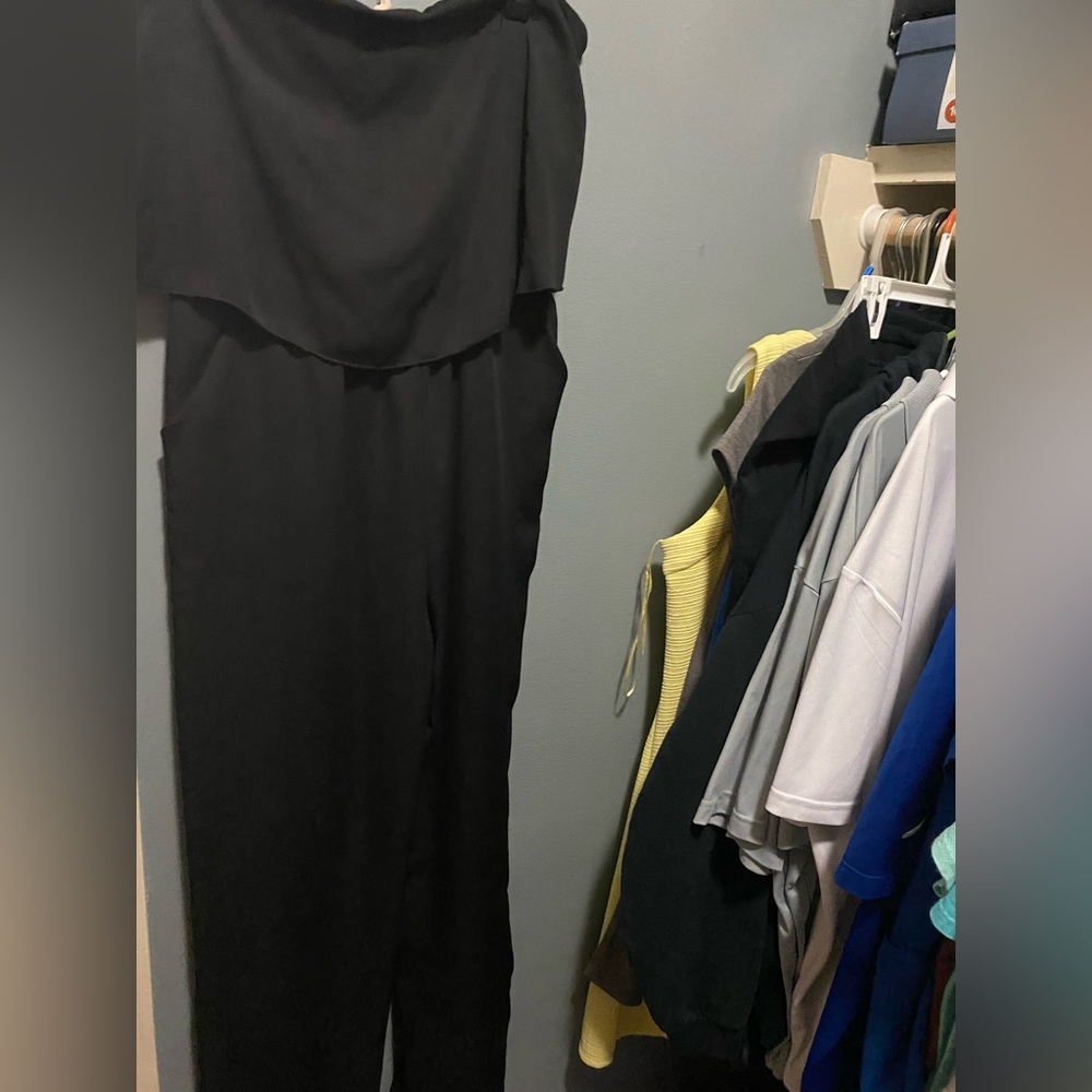 Strapless pant suit